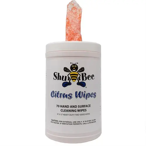 SHUBEE PSBCITRUSWIPES ShuBee Citrus Wipes orange