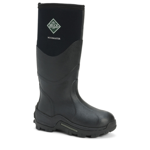 The Original Muck Boot Company MMH-500A-BL-090 Muckmaster Boots, Waterproof Neoprene, Black, 16 In., Men's 9