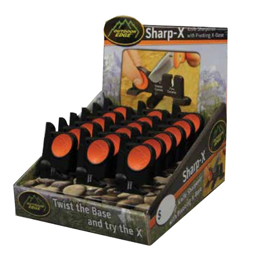 OUTDOOR EDGE CUTLERY CORP SXD-18 Sharp-X Display (includes 18 Sharp-X Sharpeners)