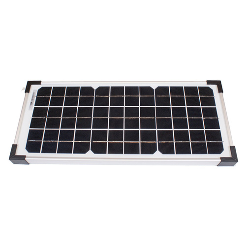 Ghost Controls AXDP Solar Panel, 10 W, 120 VAC, Fastener Mounting