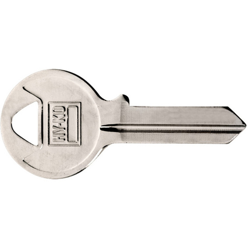 Key Blank, Brass, Nickel, For: American Cabinet, House Locks and Padlocks