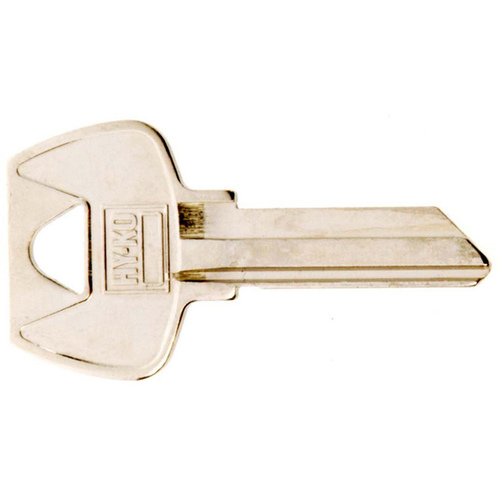 Key Blank, Brass, Nickel, For: Sargent Cabinet, House Locks and Padlocks