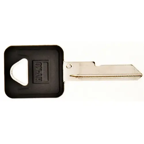 Key Blank - GM Auto B50P Plastic Head (Black) Nickel