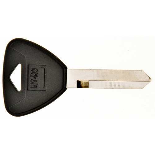 Key Blank, Brass/Plastic, Nickel, For: Ford, Lincoln, Mercury Vehicles