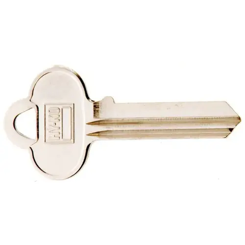 Key Blank, Brass, Nickel, For: Corbin Russwin Cabinet, House Locks and Padlocks - pack of 10