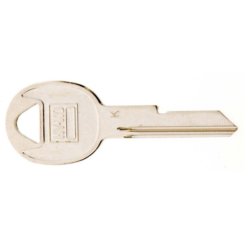 Key Blank, Brass, Nickel - pack of 10