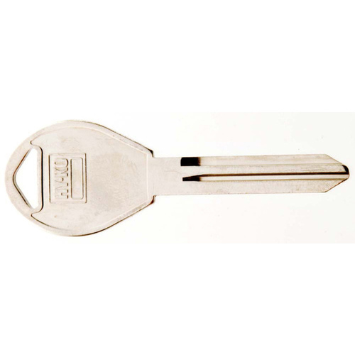 Automotive Key Blank, Brass, Nickel, For: Nissan Vehicle Locks - pack of 10