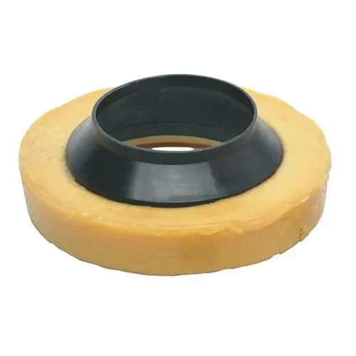 Wax Ring, Polyethylene, Brown, For: 3 in and 4 in Waste Lines