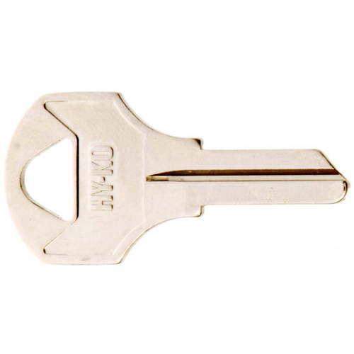 Key Blank, Brass, Nickel, For: Corbin Russwin Cabinet, House Locks and Padlocks - pack of 10