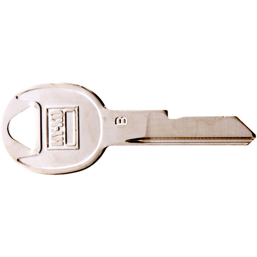 Key Blank, Brass, Nickel - pack of 10