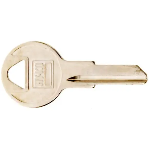 Key Blank, Brass, Nickel, For: Yale Cabinet, House Locks and Padlocks