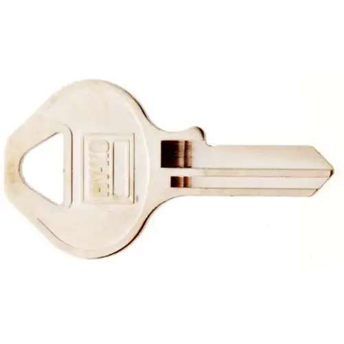 Key Blank, Brass, Nickel, For: Master Locks and Padlocks - pack of 10