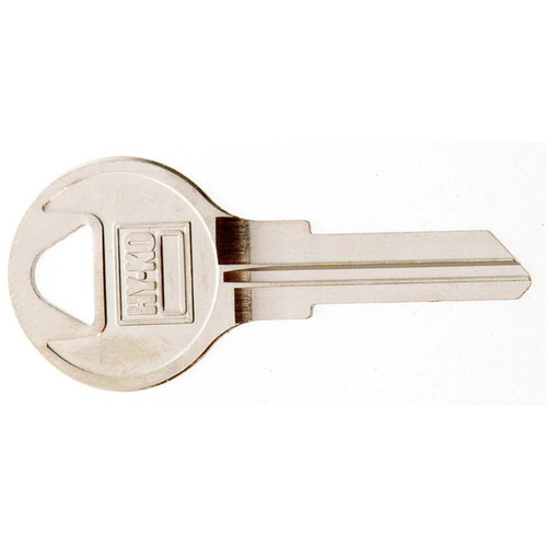 Key Blank, Brass, Nickel, For: Chicago Cabinet, House Locks and Padlocks - pack of 10