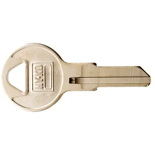 Key Blank, Brass, Nickel, For: Illinois Cabinet, House Locks and Padlocks - pack of 10