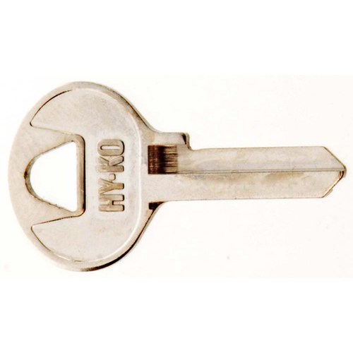 Key Blank, Brass, Nickel, For: Master Cabinet, House Locks and Padlocks - pack of 10