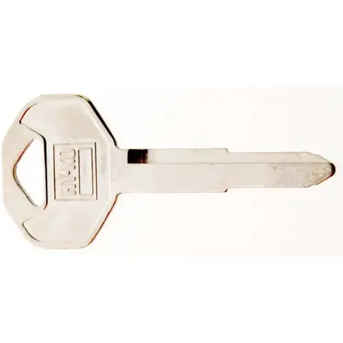 Key Blank, Brass, Nickel, For: Chrysler, Dodge, Eagle, Jeep, Plymouth Vehicles - pack of 10