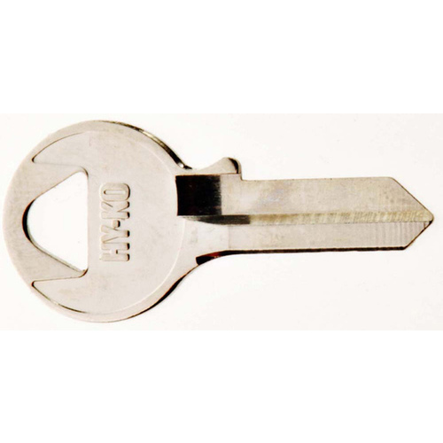 Key Blank, Brass, Nickel, For: Viro Cabinet, House Locks and Padlocks