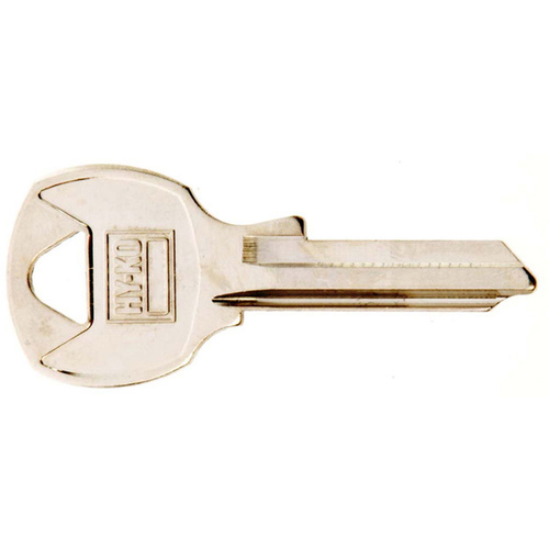 Key Blank, Brass, Nickel, For: National Cabinet, House Locks and Padlocks - pack of 10