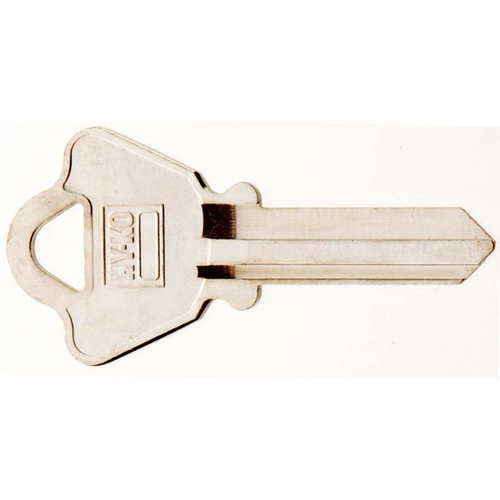 Key Blank, Brass, Nickel, For: Welch Cabinet, House Locks and Padlocks