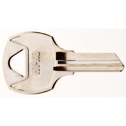 Key Blank, Brass, Nickel, For: National Cabinet Locks