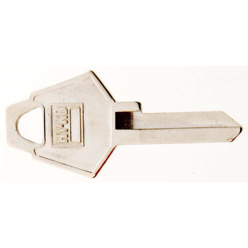 Key Blank, Brass, Nickel, For: XL Cabinet, House Locks and Padlocks