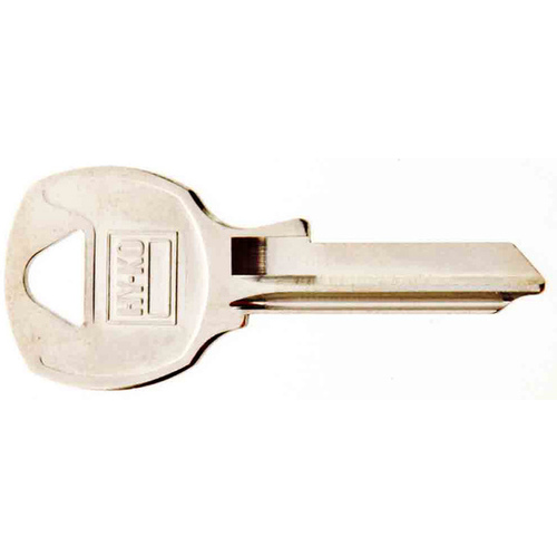 Key Blank, Brass, Nickel, For: National Cabinet, House Locks and Padlocks