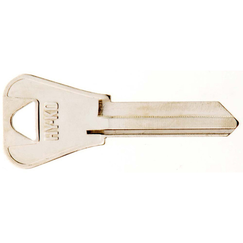 Key Blank, Brass, Nickel, For: Weiser Cabinet, House Locks and Padlocks