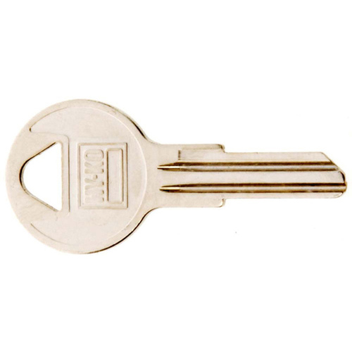 Key Blank, Brass, Nickel, For: Yale Cabinet, House Locks and Padlocks - pack of 10