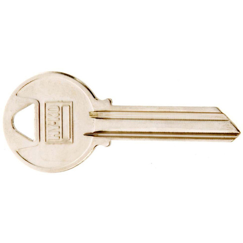 Key Blank, Brass, Nickel, For: Yale Cabinet, House Locks and Padlocks