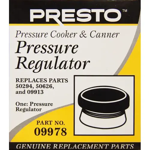 Pressure Regulator for Pressure Cookers & Canners Gray