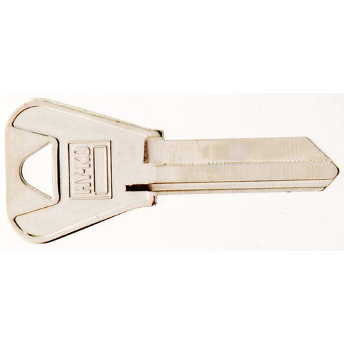 Key Blank, Brass, Nickel, For: Weiser Cabinet, House Locks and Padlocks