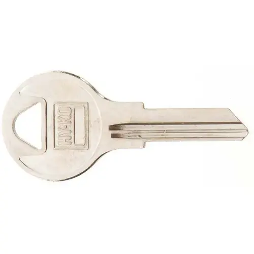 Key Blank, Brass, Nickel, For: Chicago Cabinet, House Locks and Padlocks - pack of 10