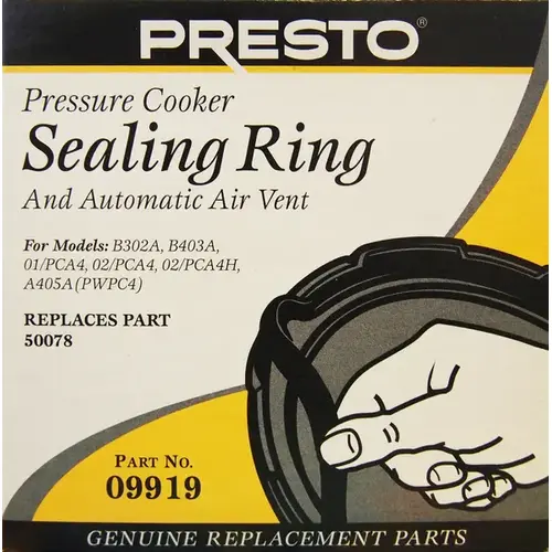 Sealing Ring & Automatic Air Vent for Pressure Cookers