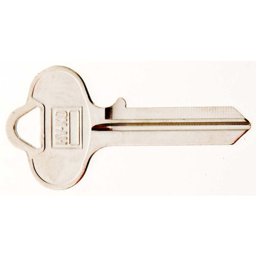 Key Blank, Brass, Nickel, For: Russwin and Corbin Cabinet, House Locks and Padlocks