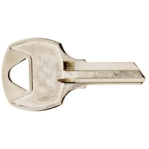 Key Blank, Brass, Nickel, For: National Cabinet Locks - pack of 10