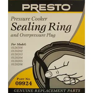 Presto 09924 Sealing Ring Overpressure Plug for Pressure Cookers
