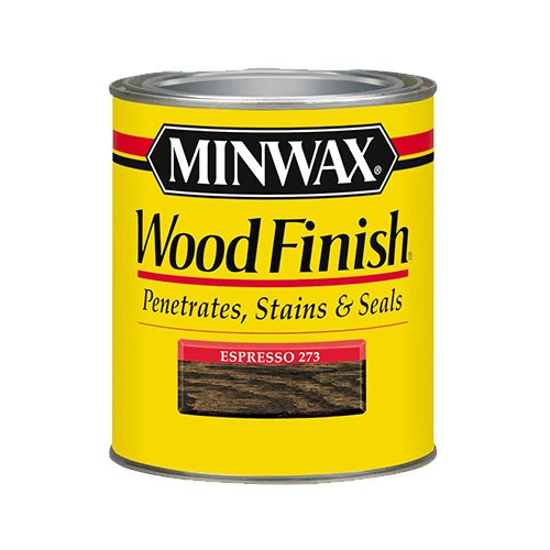 Wood Finish Wood Stain, Espresso, Liquid, 0.5 pt, Can