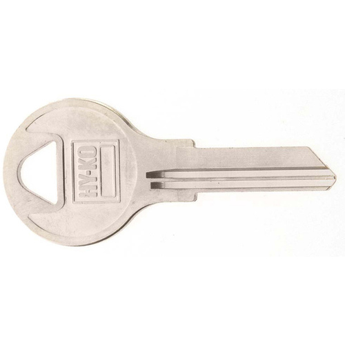 Key Blank, Brass, Nickel, For: Chicago Cabinet, House Locks and Padlocks - pack of 10