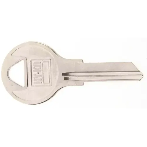 Key Blank, Brass, Nickel, For: Chicago Cabinet, House Locks and Padlocks