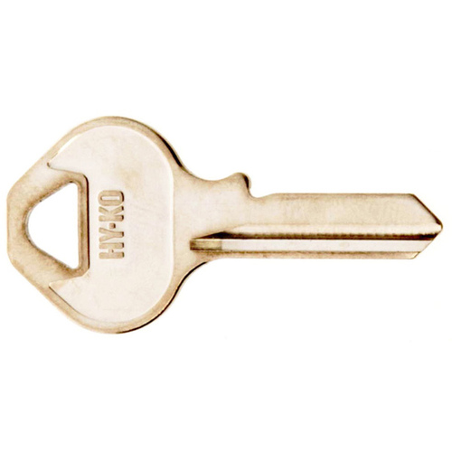 Key Blank, Brass, Nickel, For: Master Locks and Padlocks - pack of 10