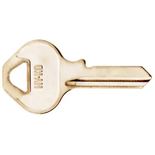 Key Blank, Brass, Nickel, For: Master Locks and Padlocks