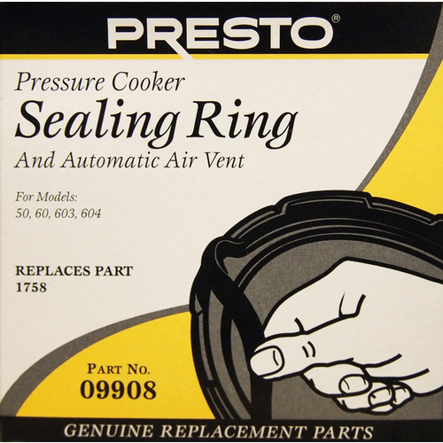 Sealing Ring & Automatic Air Vent for Pressure Cookers