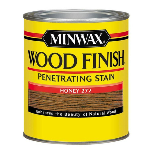 Wood Finish Wood Stain, Honey, Liquid, 1 qt, Can