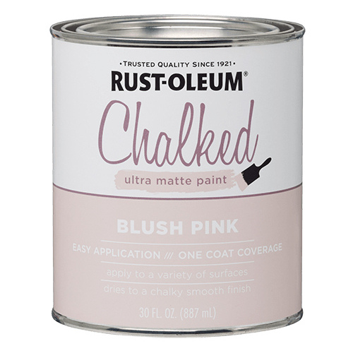 Chalked Chalked Paint, Ultra Matte, Blush Pink, 30 oz, Quart - pack of 2