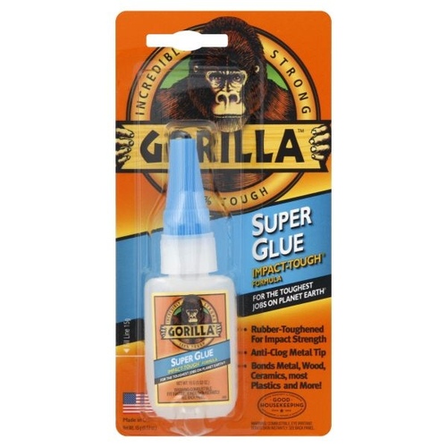 GORILLA GLUE 7805002 Gorilla Glue Super Glue 15-g Bottle