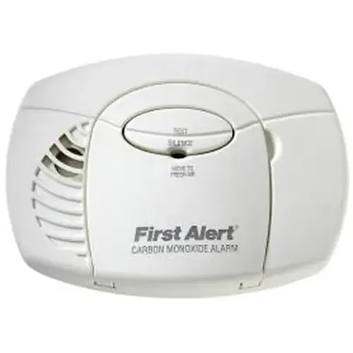 1039718 Carbon Monoxide Alarm, 85 dB, Alarm: Audio, Electrochemical Sensor, White