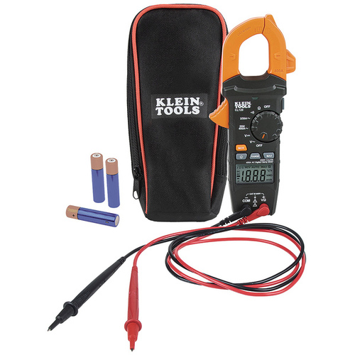 Digital Clamp Meter, 400-Amp, AC/DC Voltage, Green LED Light