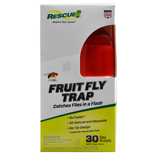 Rescue FFTR2-BB4 FFTR2-BB4 Reusable Fruit Fly Trap, Liquid Pack - pack of 2