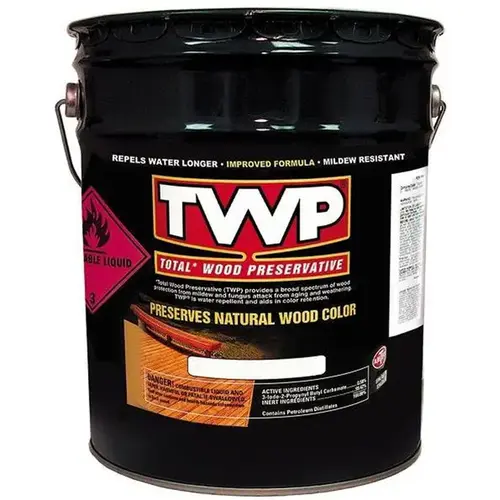 100 Series -100-5 Wood Preservative, Clear, Liquid, 5 gal, Can