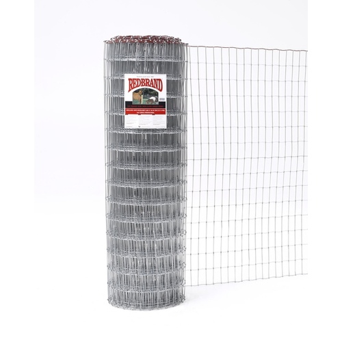 Square Deal Tradition Horse Fence, 200 ft L, 48 in H, Non-Climb Mesh, 2 x 4 in Mesh, 12.5 ga Gauge Galvanized